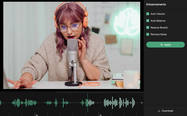 screenshot of Audo Studio